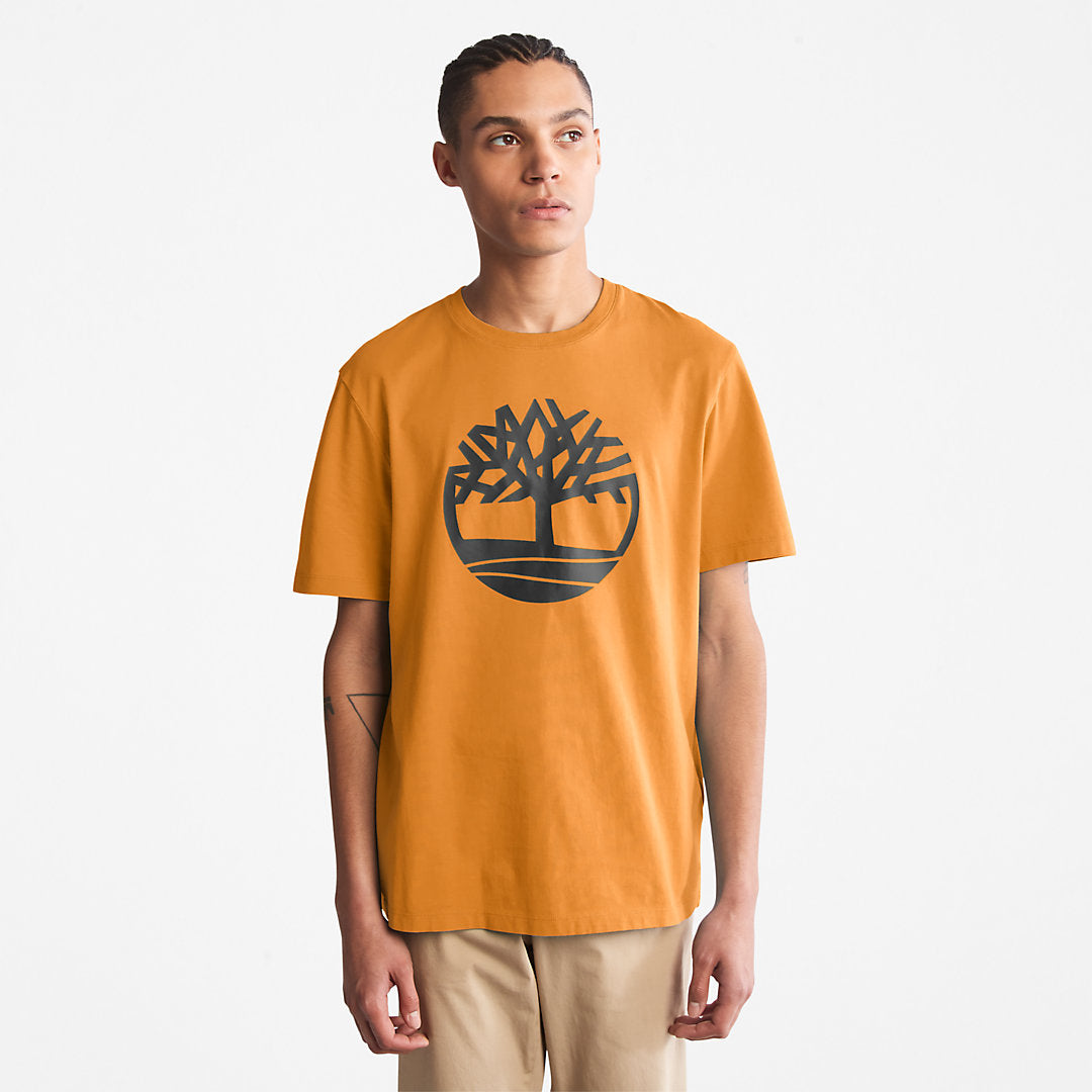 Timberland Deals - Kennebec River Tree Logo T-shirt for Men in Yellow