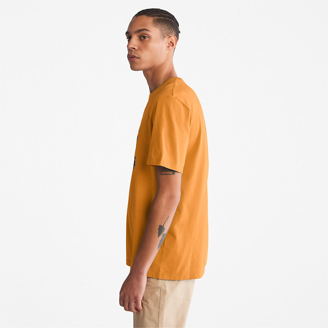 Timberland Deals - Kennebec River Tree Logo T-shirt for Men in Yellow
