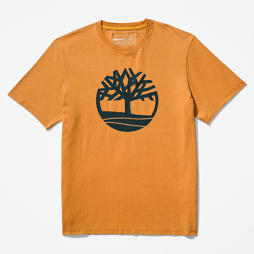 Timberland Deals - Kennebec River Tree Logo T-shirt for Men in Yellow