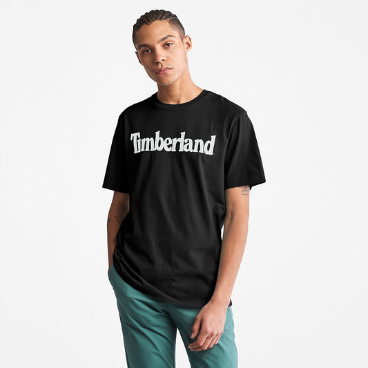 Timberland Featured - Kennebec River Logo T-Shirt for Men in Black