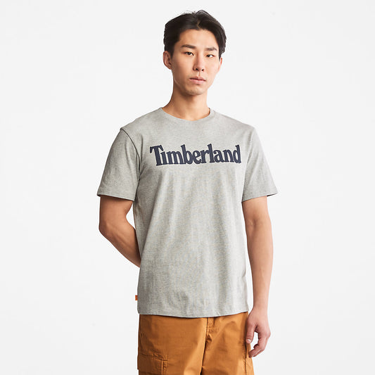 Timberland Popular - Kennebec River Logo T-Shirt for Men in Grey