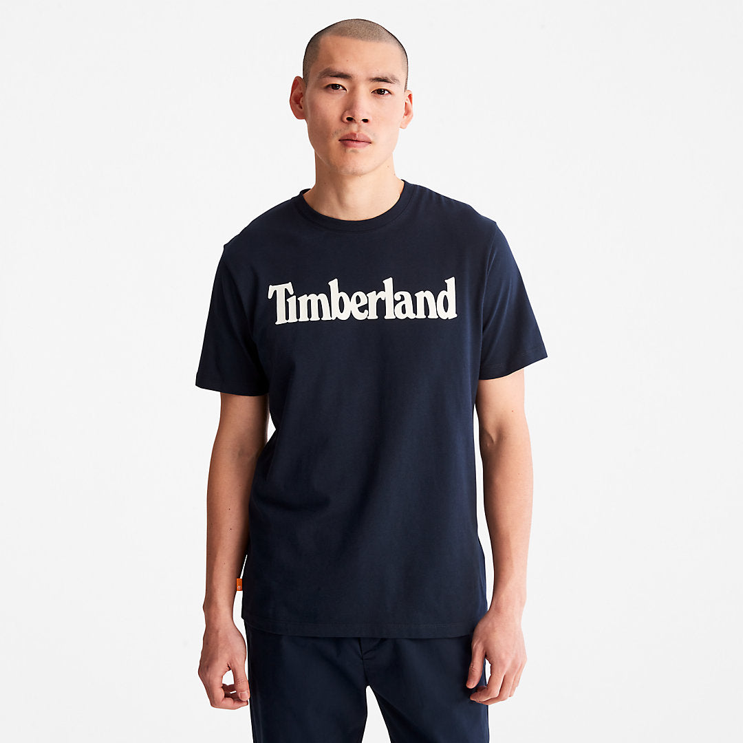 Timberland New - Kennebec River Logo T-Shirt for Men in Navy
