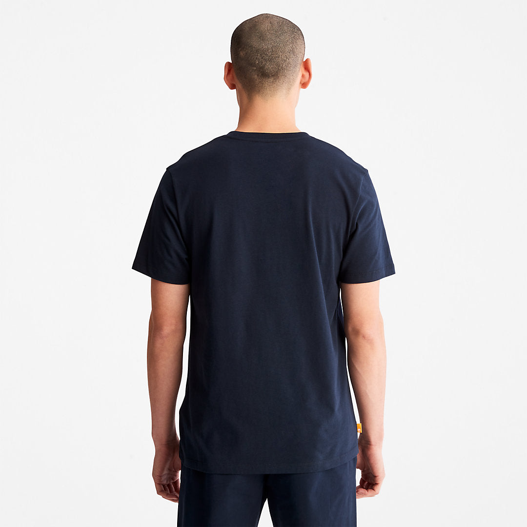 Timberland New - Kennebec River Logo T-Shirt for Men in Navy