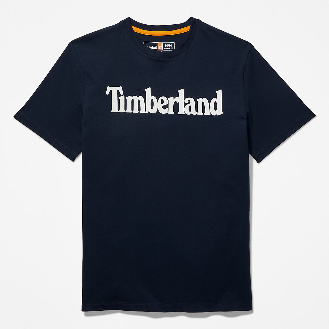 Timberland New - Kennebec River Logo T-Shirt for Men in Navy
