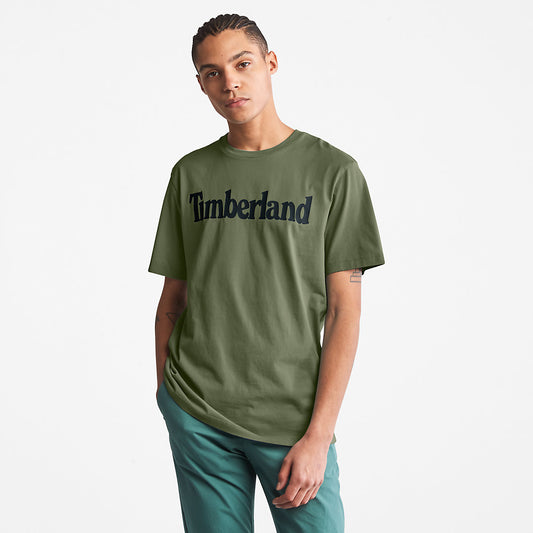 Timberland Quality - Kennebec River Logo T-Shirt for Men in Dark Green