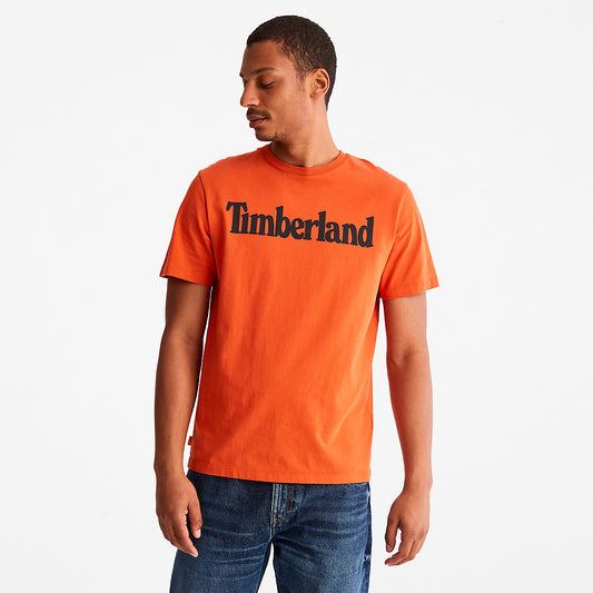 Timberland Deals - Kennebec River Logo T-Shirt for Men in Orange