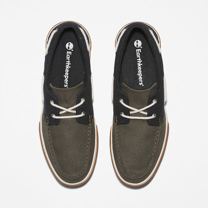 Timberland Signature - Union Wharf 2.0 EK+ Boat Shoe for Men in Dark Green