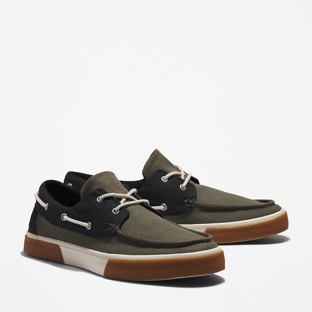 Timberland Signature - Union Wharf 2.0 EK+ Boat Shoe for Men in Dark Green