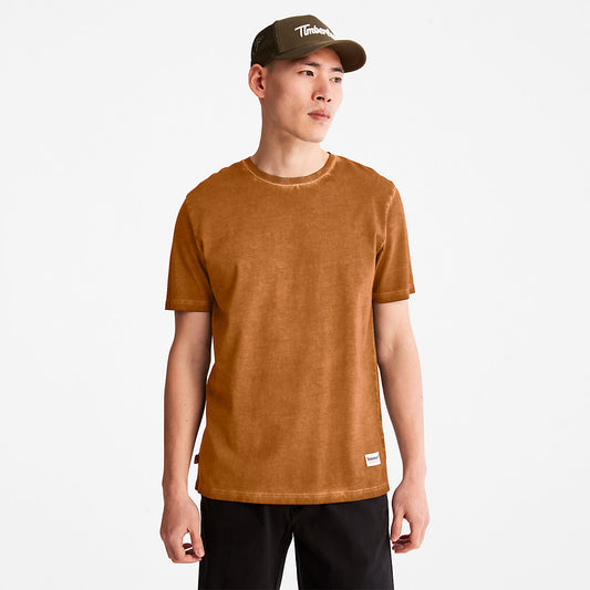 Timberland Sale - Lamprey River Garment-Dyed T-Shirt for Men in Brown