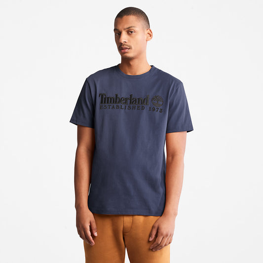 Timberland Trusted - Outdoor Heritage Logo T-Shirt for Men in Navy
