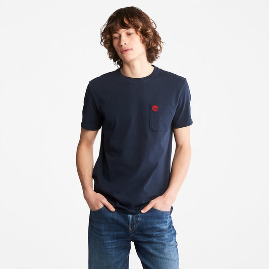 Timberland Popular - Dunstan River Pocket T-shirt for Men in Navy