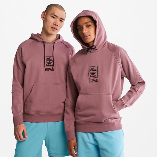 Timberland Trending - Heavyweight Logo Hoodie for All Gender in Pink