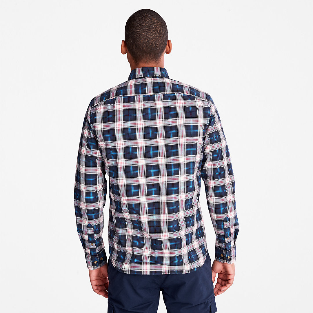 Timberland Essential - Eastham River Tartan Shirt for Men in Light Grey