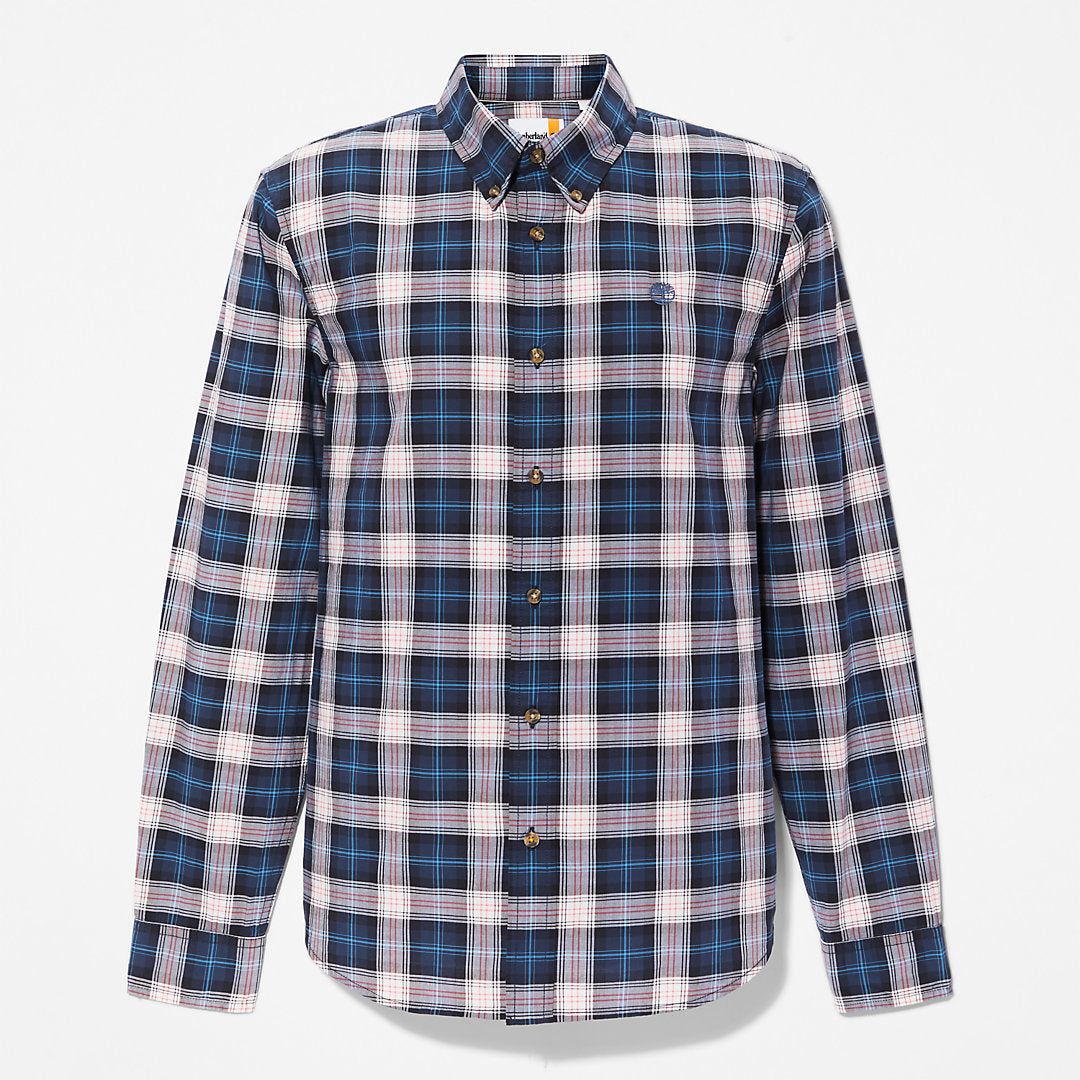 Timberland Essential - Eastham River Tartan Shirt for Men in Light Grey