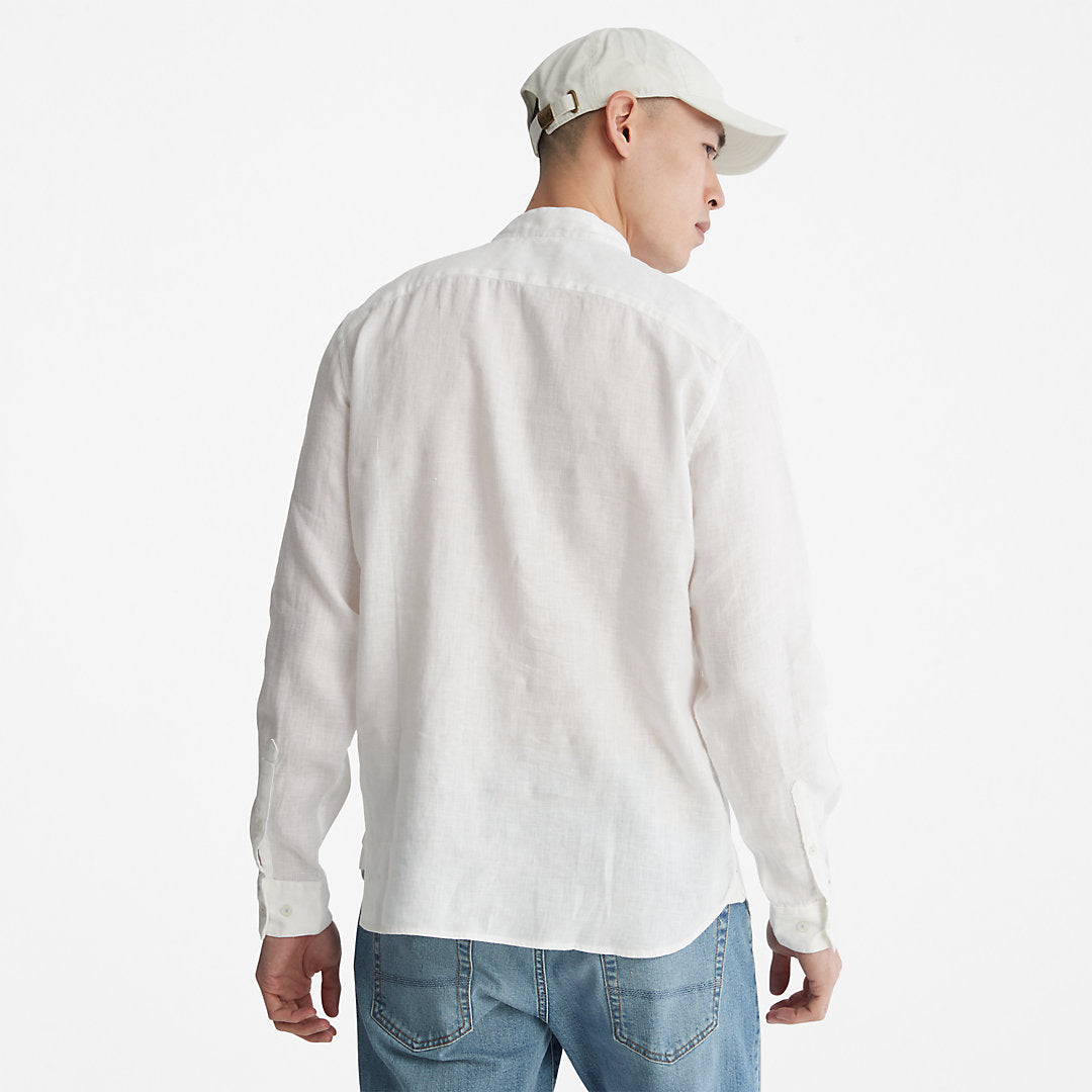 Timberland Deals - Mill River Linen Shirt for Men in White