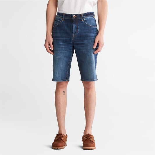 Timberland Sale - Canobie Lake Denim Shorts for Men in Indigo