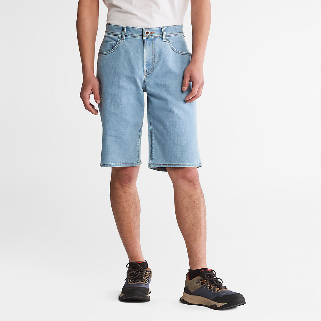 Timberland Signature - Canobie Lake Denim Shorts for Men in Blue