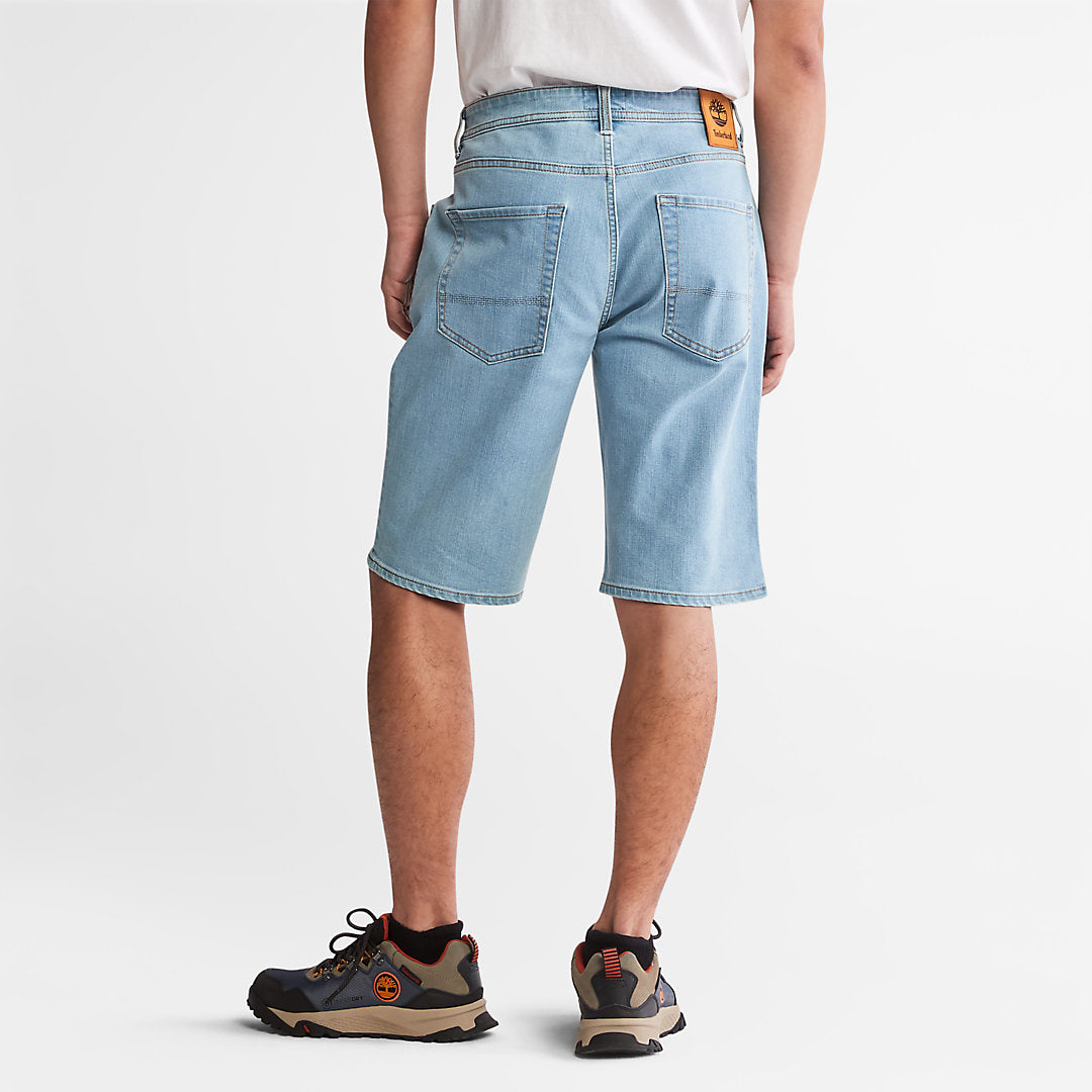 Timberland Signature - Canobie Lake Denim Shorts for Men in Blue