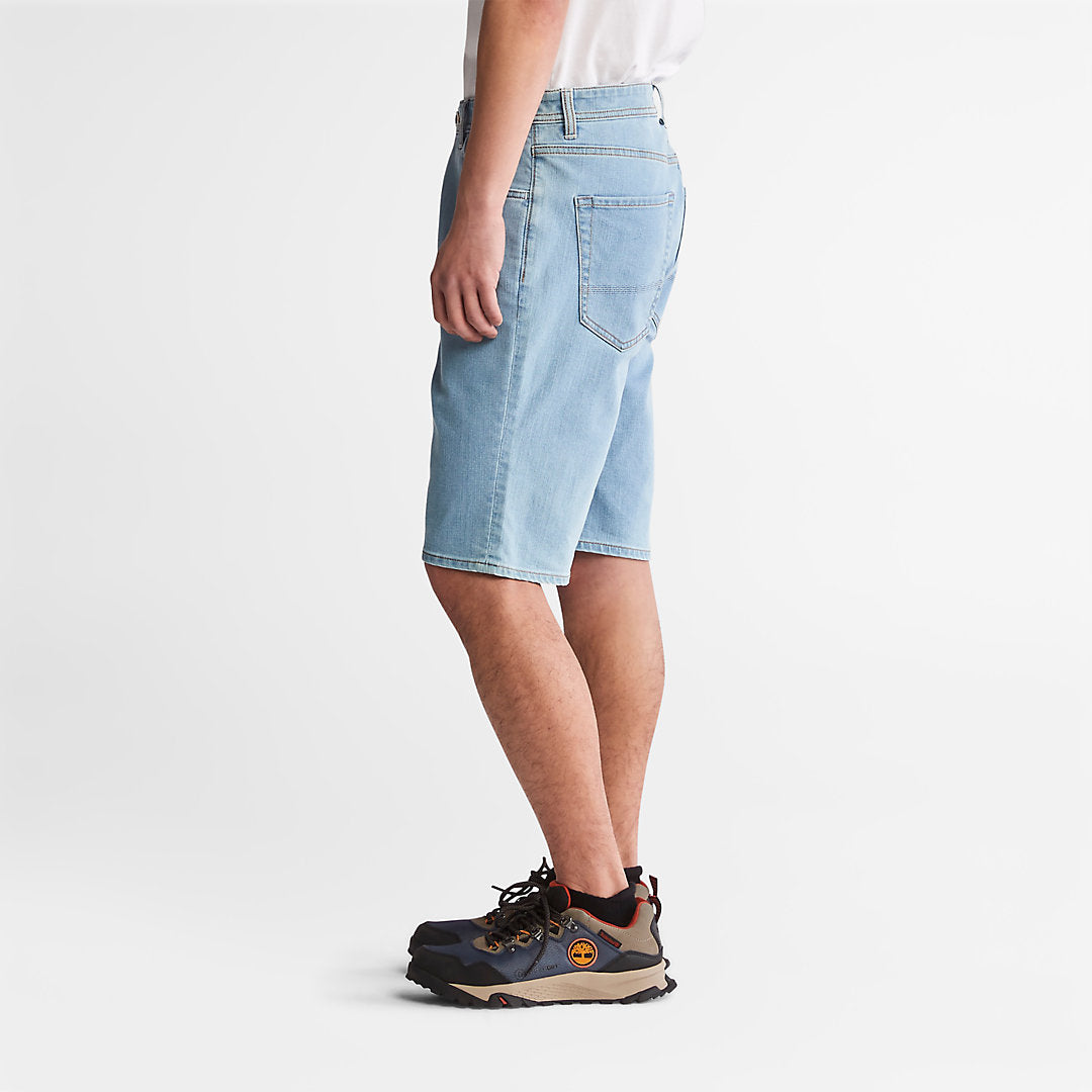 Timberland Signature - Canobie Lake Denim Shorts for Men in Blue