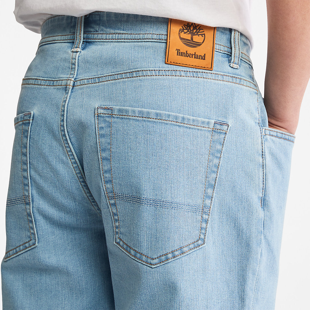 Timberland Signature - Canobie Lake Denim Shorts for Men in Blue