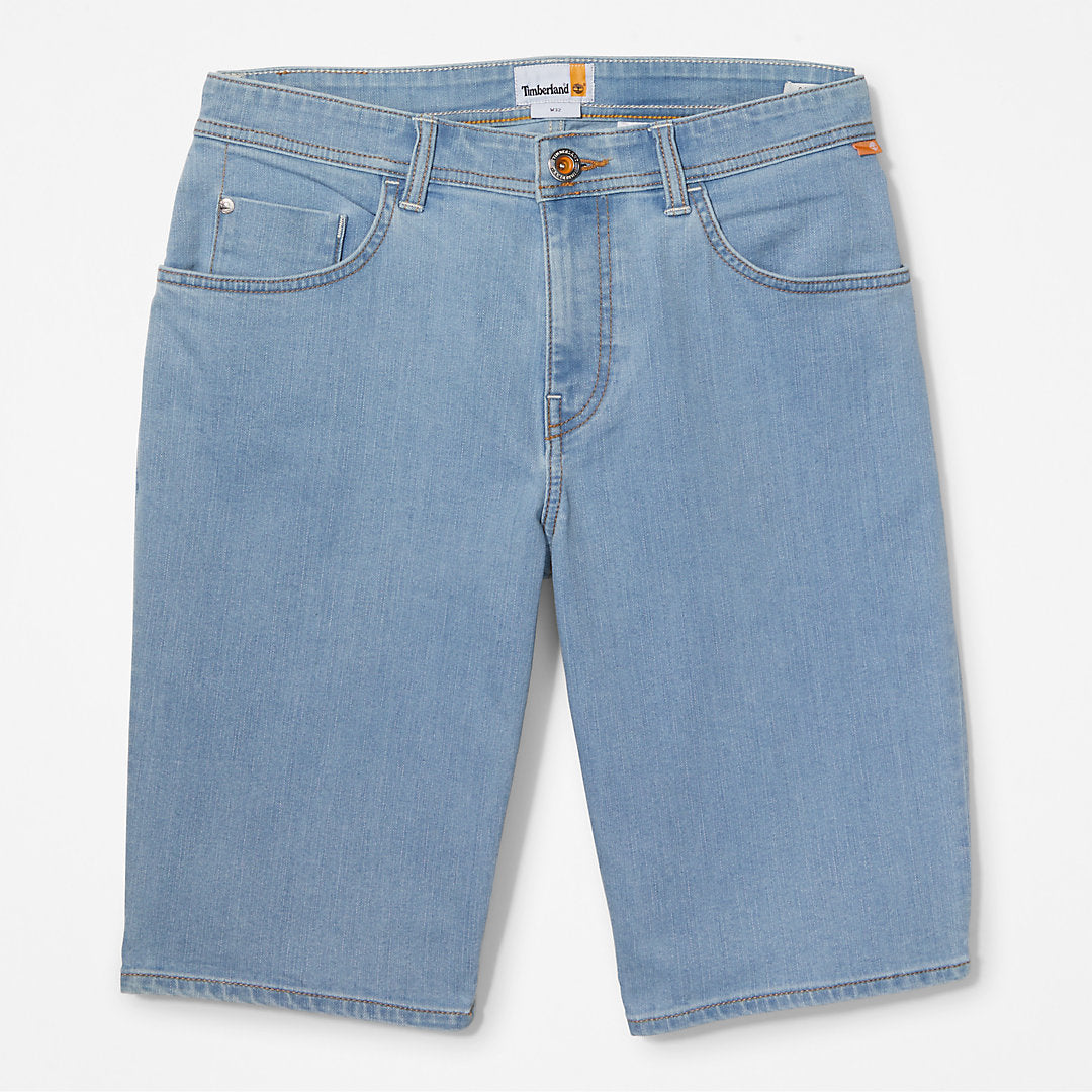 Timberland Signature - Canobie Lake Denim Shorts for Men in Blue