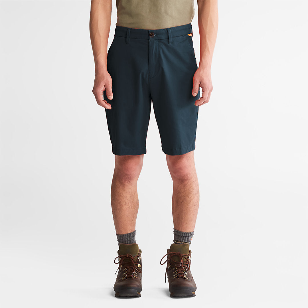 Timberland Premium - Squam Lake Stretch Chino Shorts for Men in Dark Blue