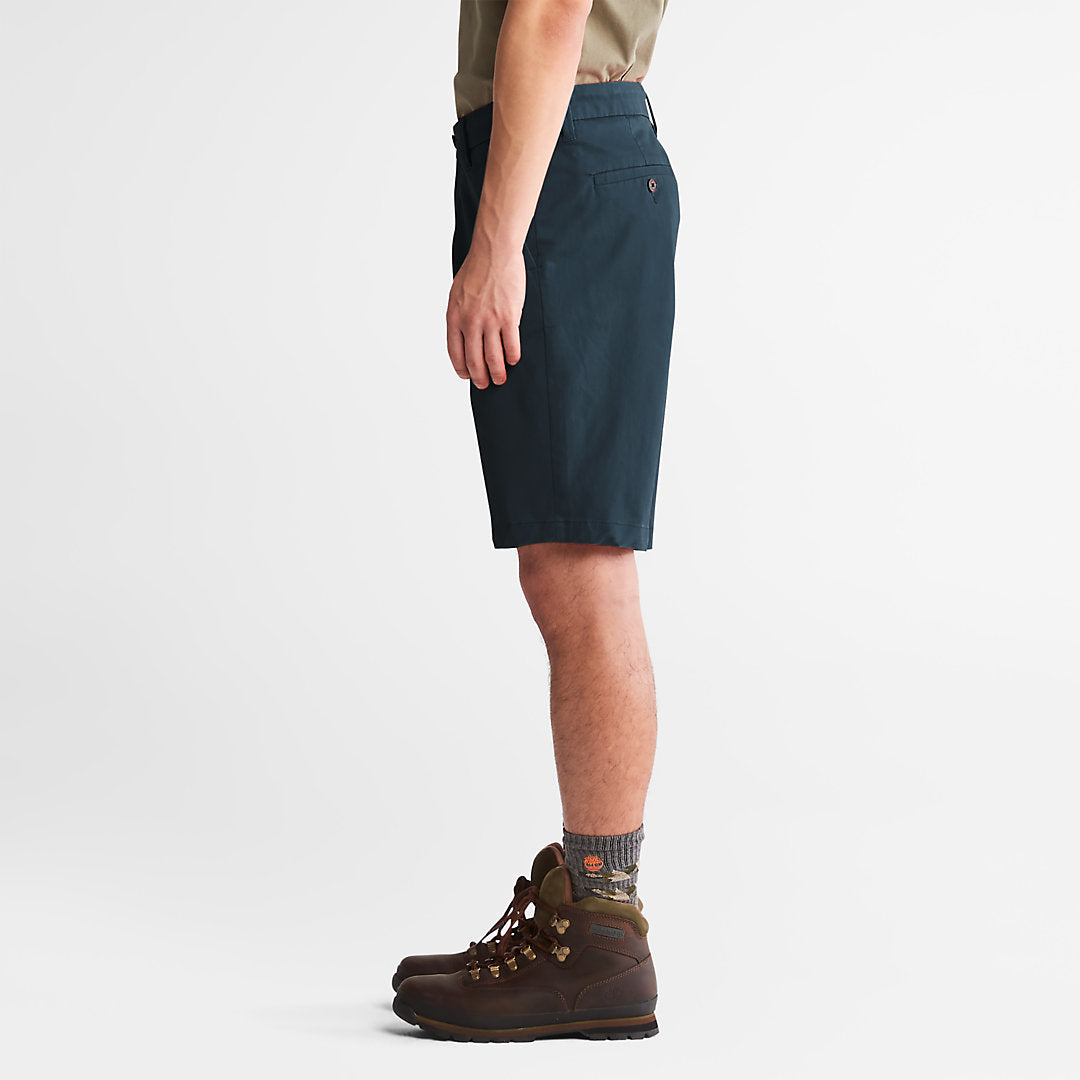 Timberland Premium - Squam Lake Stretch Chino Shorts for Men in Dark Blue