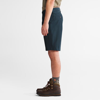 Timberland Premium - Squam Lake Stretch Chino Shorts for Men in Dark Blue