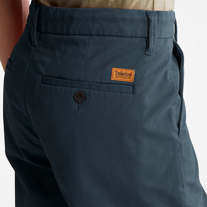 Timberland Premium - Squam Lake Stretch Chino Shorts for Men in Dark Blue