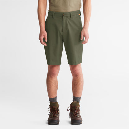 Timberland Smart Buy - Squam Lake Stretch Chino Shorts for Men in Green