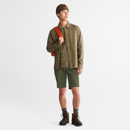 Timberland Smart Buy - Squam Lake Stretch Chino Shorts for Men in Green