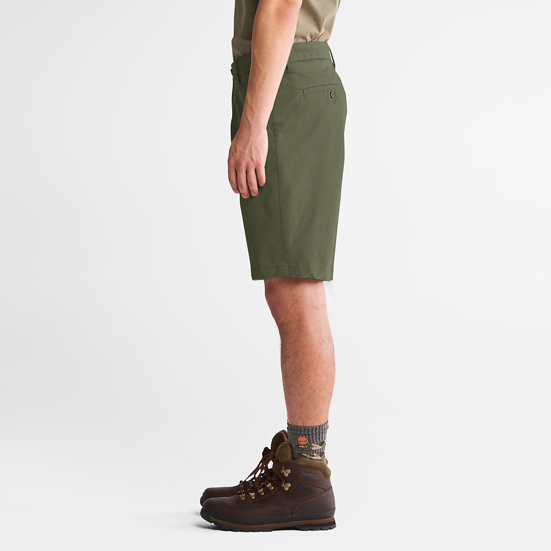 Timberland Smart Buy - Squam Lake Stretch Chino Shorts for Men in Green
