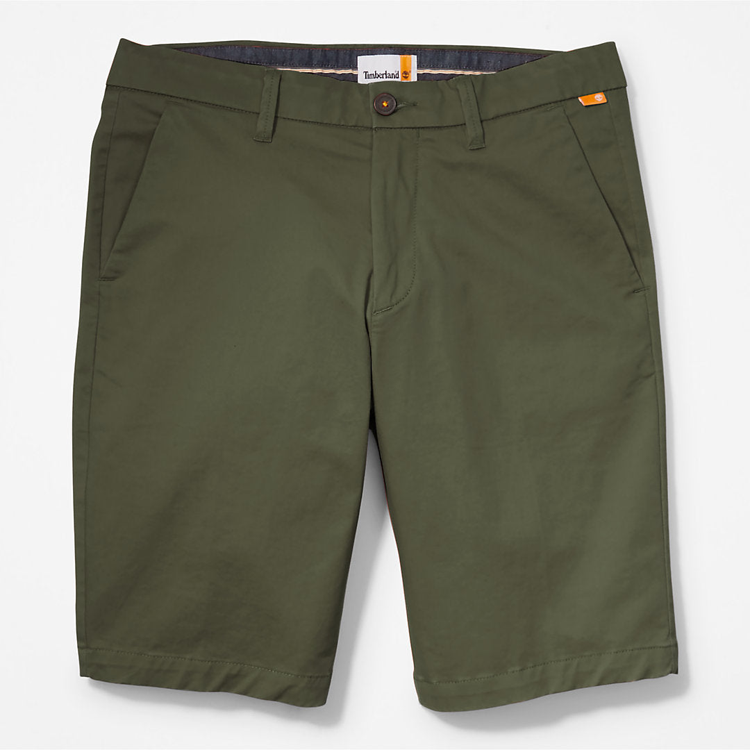 Timberland Smart Buy - Squam Lake Stretch Chino Shorts for Men in Green