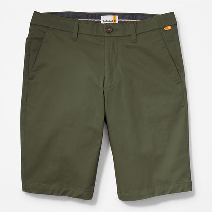 Timberland Smart Buy - Squam Lake Stretch Chino Shorts for Men in Green