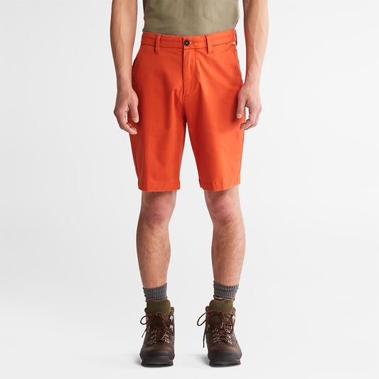 Timberland Recommended - Squam Lake Stretch Chino Shorts for Men in Orange