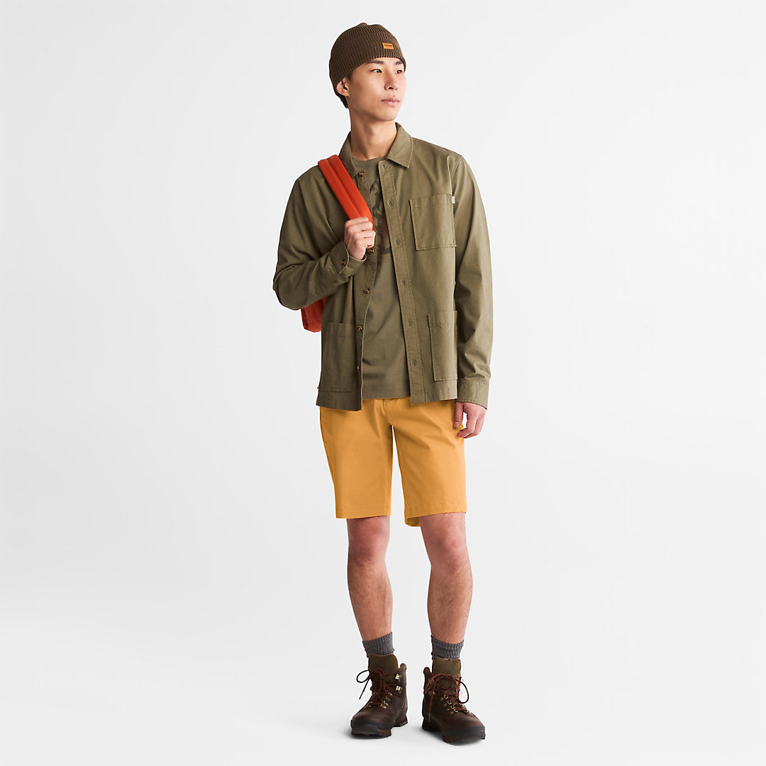 Timberland Top Pick - Squam Lake Stretch Chino Shorts for Men in Orange