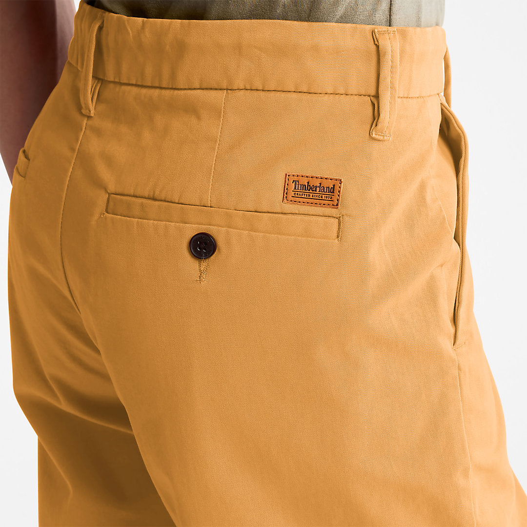 Timberland Top Pick - Squam Lake Stretch Chino Shorts for Men in Orange