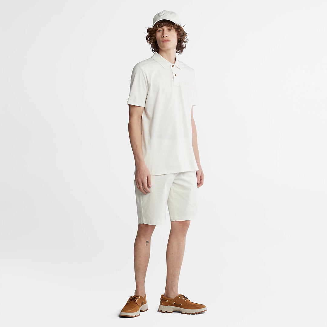 Timberland Trending - Squam Lake Stretch Chino Shorts for Men in White