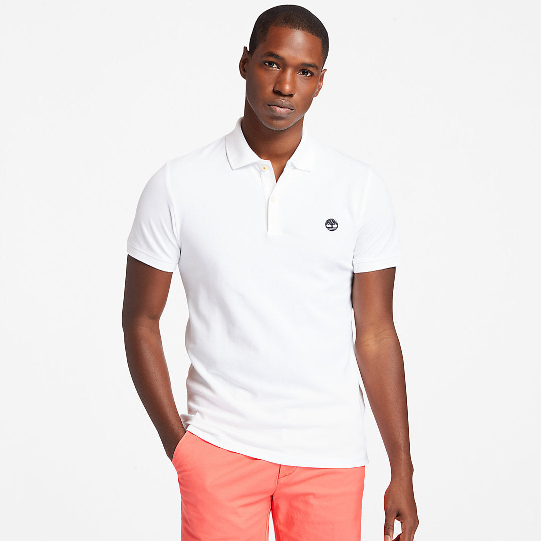 Timberland Special Offer - Merrymeeting River Polo Shirt for Men in White