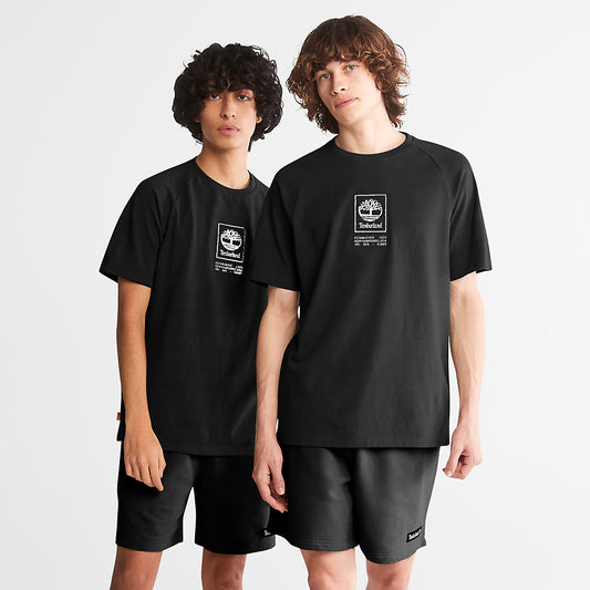 Timberland Best Seller - Heavyweight Logo T-Shirt for Men in Black
