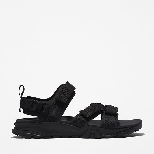 Timberland Quality - Garrison Trail Webbing-strap Sandal for Men in Monochrome Black