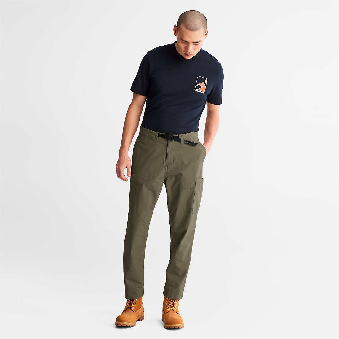 Timberland Premium - Outdoor Heritage Cargo Trousers for Men in Dark Green