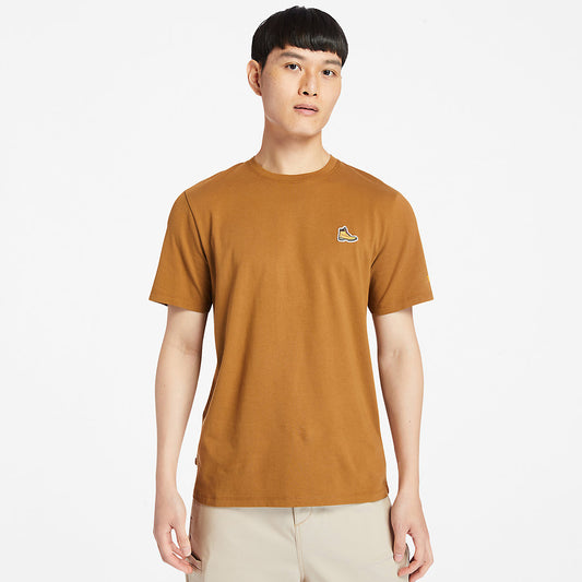 Timberland New - Organic Cotton Boot T-Shirt for Men in Brown