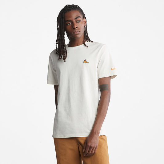 Timberland Quality - Boot-Logo T-Shirt for Men in White