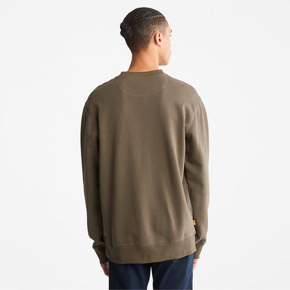 Timberland Everyday - Outdoor Heritage Crewneck Sweatshirt for Men in Dark Green