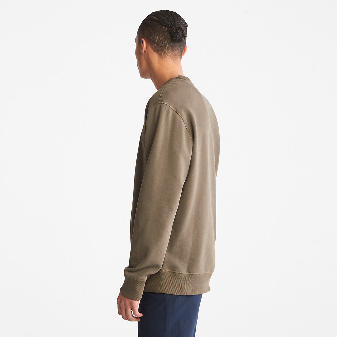 Timberland Everyday - Outdoor Heritage Crewneck Sweatshirt for Men in Dark Green