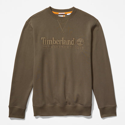 Timberland Everyday - Outdoor Heritage Crewneck Sweatshirt for Men in Dark Green