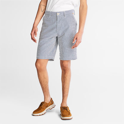 Timberland Best Price - Seersucker Shorts for Men in Blue
