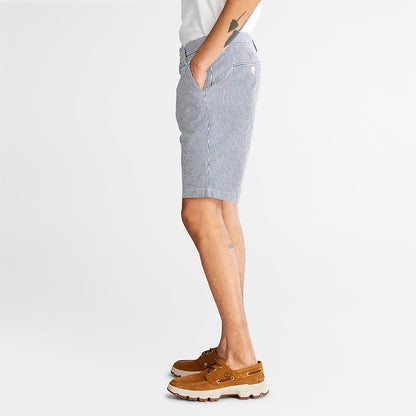 Timberland Best Price - Seersucker Shorts for Men in Blue