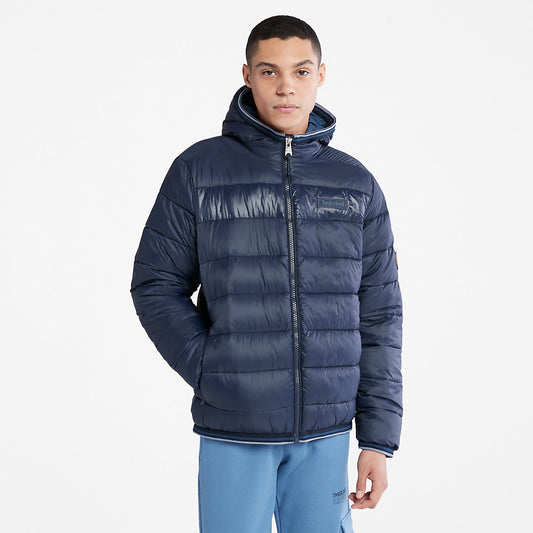 Timberland Signature - Garfield Hooded Puffer Jacket for Men in Navy